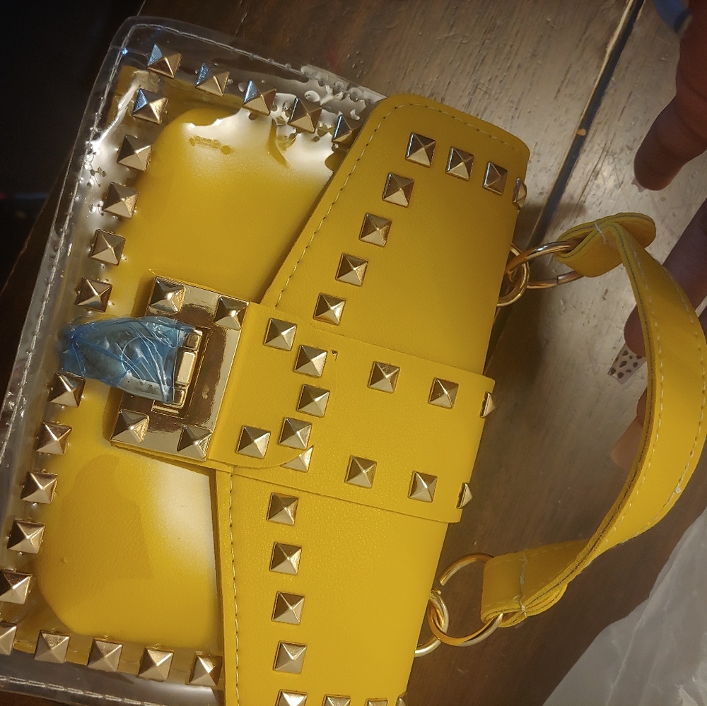 Yellow purse